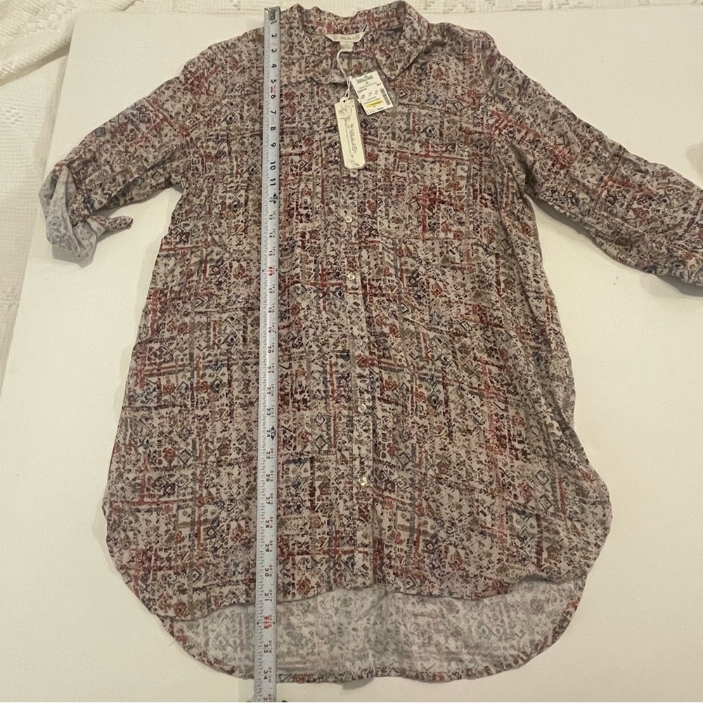 KC Khakis & CO. Women’s shirt dress. Button-up. Adjustable sleeve. Size M. NWT. - Picture 8 of 14
